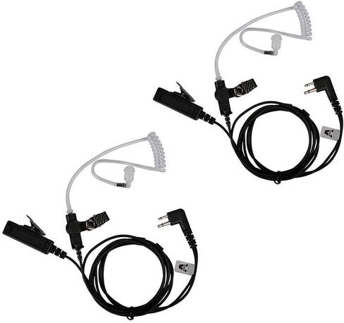 Walkie Talkie earpiece with Mic for M0torola Radio (Pack of 2) | 2 Pin Headset Compatible with GP300 CP200 CLS1110 RDU4100 RMU2040 RMU2080D HKLN4604 HKLN4599 in Saudi Arabia