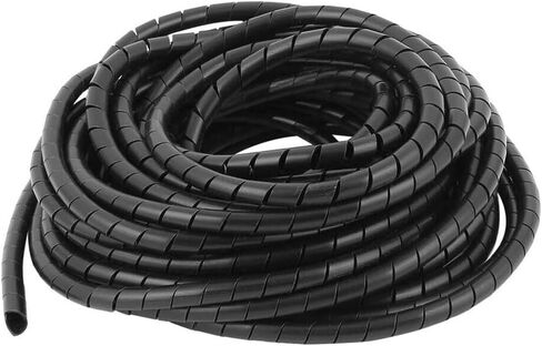 Spiral Cable Wrap Sleeve 3/8"(10mm) x 24 Ft Cord Organizer for Computer Wires, Electrical Cables, Home and Office Desk Management in Saudi Arabia