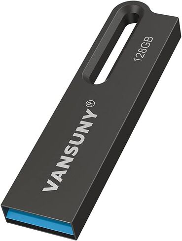 Vansuny 128GB Flash Drive Metal Waterproof USB Drive USB 3.0 Ultra High Speed Memory Stick, Portable Thumb Drive for PC/Tablets/Mac/Laptop in Saudi Arabia
