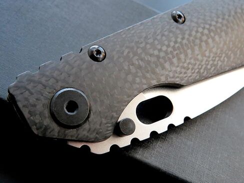 Eafengrow EF225 Pocket Knife Hunting Knives D2 Blade Titanium Handle with Clip EDC Tools Survival (black) in Saudi Arabia
