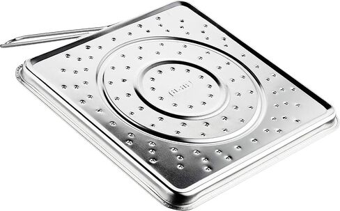 Ibili Foldable Tin Plate Stovetop Bread Toaster – Ideal for Home and Camping Use – for Gas Flames and Campfires – Compact and Portable Design – Made in Spain – 7.8 x 7.8 Inches in Saudi Arabia