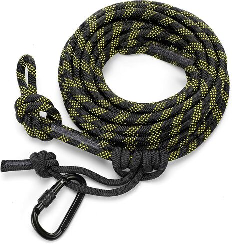 Alphatool 30 Ft Heavy Duty Concealed Hunting Safety Rope for Tree Stand | Hunting Linemans Rope with Hook & Adjustable Knot, Tree Tether for Harness Accessories and Climbing in Saudi Arabia