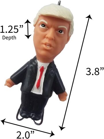 Trump Topwater Fishing Lure, Novelty Bass Lure with Treble Hooks, Floating Hard Bait for Freshwater and Saltwater Fishing, Collectible Fishing Gift in Kuwait