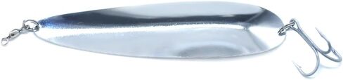 SEASKY 5.5" 7" 8" 10" 11" Stainless Steel Saltwater Tuna Salmon Fishing Flutter Spoon Metal Lure in Kuwait