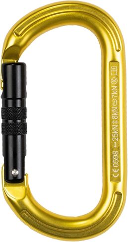 TRANGO Oval K - Symmetrical Carabiner | Built with a symmetrical oval profile and ribbed gate for balanced loading and organized racking of nuts in Saudi Arabia