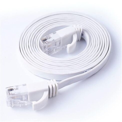 Cable Cables -Thin Flat Wire for Router CAT6 RJ45 Network in Saudi Arabia