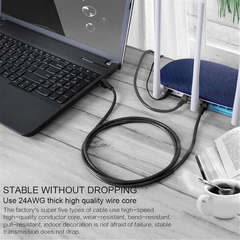 10m 5e RJ45 Ethernet LAN Network Cable RJ 45 Internet Laptop Router Jumper in Saudi Arabia