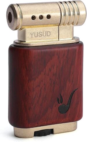 Yusud Vintage Trench Lighter, Cool Lighter Butane Refillable, Antique Flip Lighter, Retro Soft Flame Table Lighters, Unique Birthday Gift for Men Women in Saudi Arabia