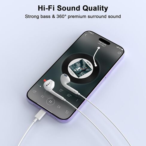 wamaxlink [Apple MFi Certified iPhone 14 13 12 11 Pro Max Headphones Wired | 2 Pack Wired iPhone Earphones with Built-in Mic & Volume Control In-Ear Earbuds for iPhone 14 13 12 11 Pro Max XS XR X 8 in Saudi Arabia