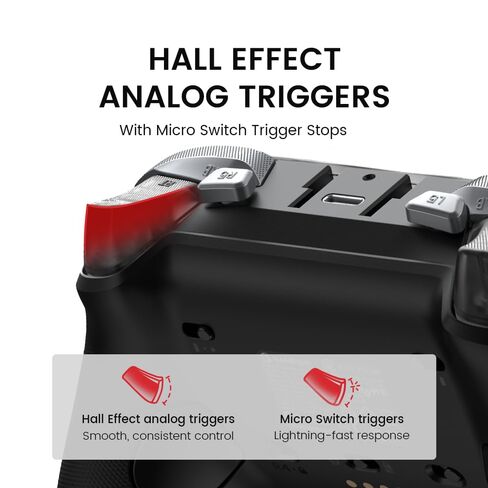 GameSir G7 Pro Wired Controller for Xbox One, Xbox Series X/S, Wireless PC Controller with TMR Sticks, Hall Effect Analog Triggers, 1000Hz Polling Rate with 3.5mm Audio Jack - Sliver in Saudi Arabia