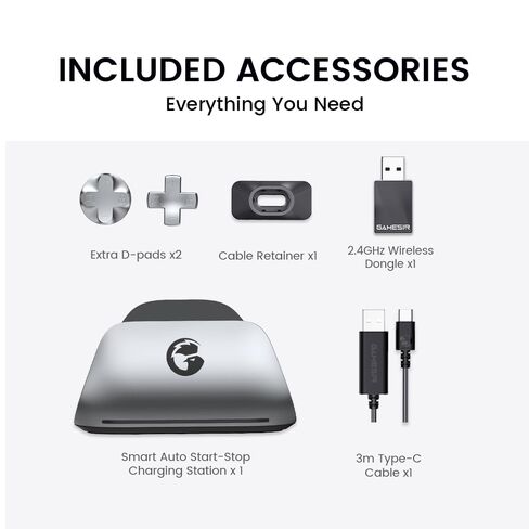 GameSir G7 Pro Wired Controller for Xbox One, Xbox Series X/S, Wireless PC Controller with TMR Sticks, Hall Effect Analog Triggers, 1000Hz Polling Rate with 3.5mm Audio Jack - Sliver in Saudi Arabia