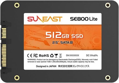 SUNEAST 1TB 2.5 SSD SATA III Internal Solid State Drive | Up to 550MB/s Read, 480MB/s Write with 3D NAND Flash, for Laptop & Desktop PC in Saudi Arabia