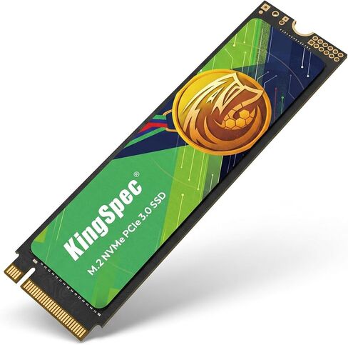 KingSpec 512GB M.2 NVMe Gen3 SSD 2280, 3500MB/s Read Speed, for Laptop PC | PCIe 3.0 Internal Solid State Drives, 3D NAND Flash, Ideal for Soccer Season Gaming, video editing, fast boot & upgrades in Saudi Arabia