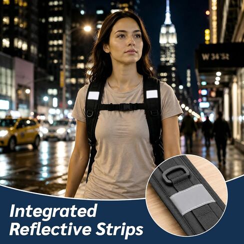 hanmir Backpack Straps Replacement, Padded and Adjustable Shoulder Straps with Chest Strap, Fit for Backpacks, Golf Bags, Musical Instrument Cases in Saudi Arabia