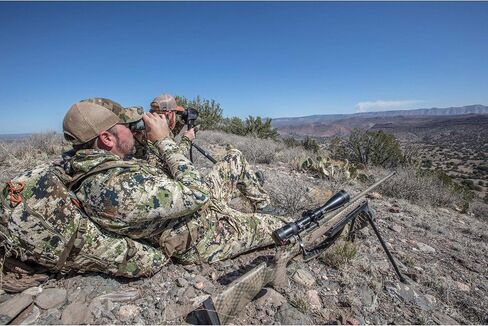 SWAGGER Hunter Series Rifle Bipods - 29" & 42" Ground Blind Hunting Shooting Impact-Resistant Bipod Gun Rest with Standard Adapter & Sling Swivel Stud Mount in Kuwait