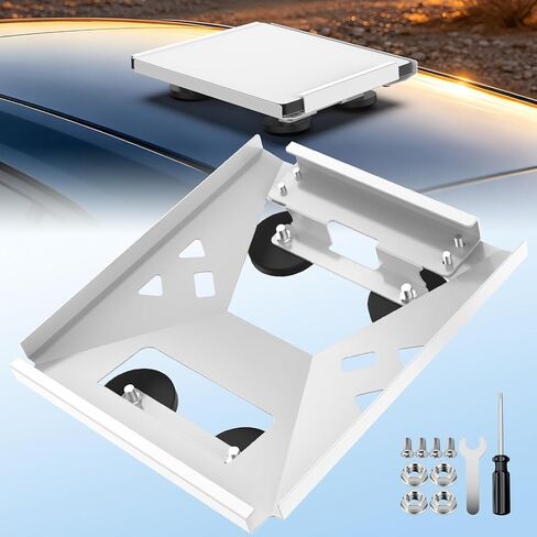 for Starlink Mini Mount, 264Lbs Magnetic Mount Kit for Starlink Mini Car Mount, Four-Sided Protection Starlink Mini X Magnet Roof Mount for RV Car Yacht Boat Roof, White in Saudi Arabia