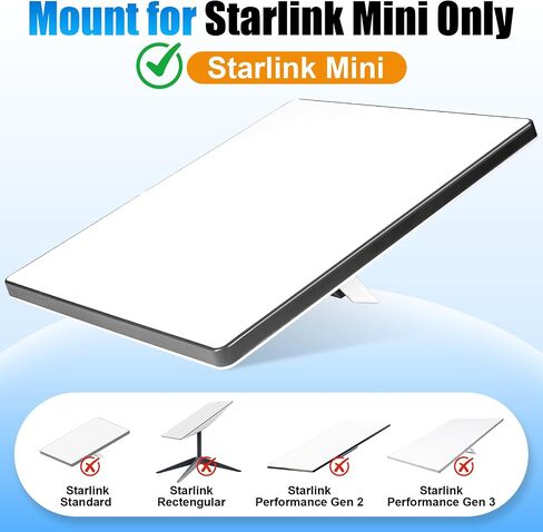 for Starlink Mini Mount, 264Lbs Magnetic Mount Kit for Starlink Mini Car Mount, Four-Sided Protection Starlink Mini X Magnet Roof Mount for RV Car Yacht Boat Roof, White in Saudi Arabia