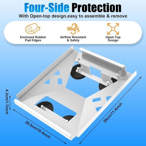 for Starlink Mini Mount, 264Lbs Magnetic Mount Kit for Starlink Mini Car Mount, Four-Sided Protection Starlink Mini X Magnet Roof Mount for RV Car Yacht Boat Roof, White in Saudi Arabia