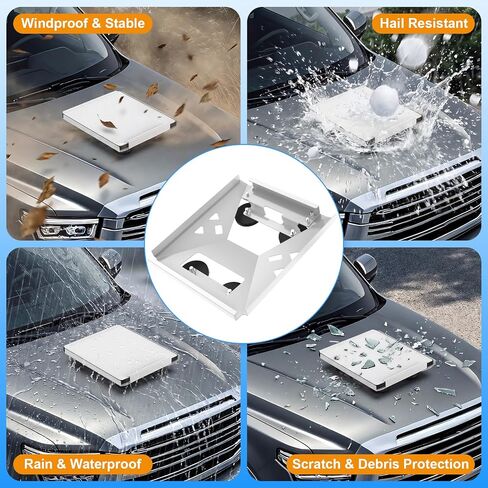 for Starlink Mini Mount, 264Lbs Magnetic Mount Kit for Starlink Mini Car Mount, Four-Sided Protection Starlink Mini X Magnet Roof Mount for RV Car Yacht Boat Roof, White in Saudi Arabia