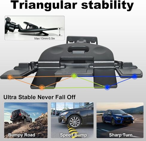 cd Holder,CD Slot Mount for CarPlay Screen,360° Rotatable Adjustable Arm with 17mm Universal Ball Head, Compatible with CarPlay Android Auto Monitor GPS Bracket in Saudi Arabia