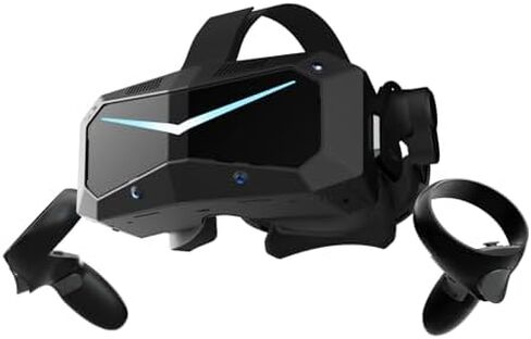 Pimax Crystal Super VR Headset,57PPD & 3840x3840 Resolution per Eye,Ultra-Sharp Image,106° Wide Field of View, Ideal for Flight simulators & VR Games in Saudi Arabia