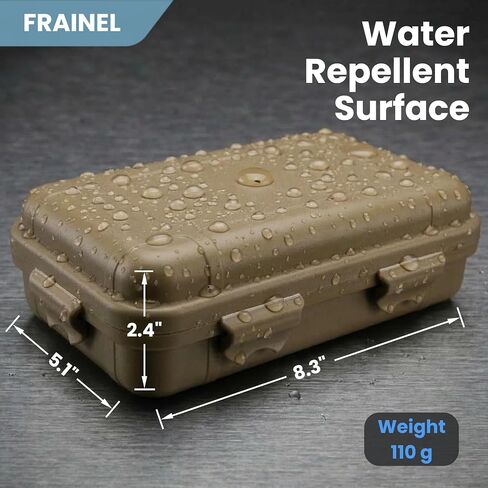 8x5 Hard Case with Foam for 3.5" Hard Drive, USB SSD, Disk, Tool | Water Repellent EDC Container & Essential Electronic Protective Organizer for Office, Lab, Workshop, and Travel in Saudi Arabia