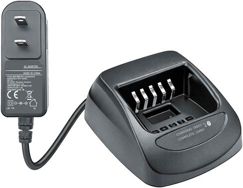 KSC-32 Charger Replacement for Kenwood NX-5200 NX-5300 NX-5400 2-Way Radio | Smart desktop charger fits NX-210 NX-300 TK-2180 TK-3180 TK-5210 KNB-33L KNB-47L KNB-48L KNB-31 KNB-32 radio battery in Saudi Arabia