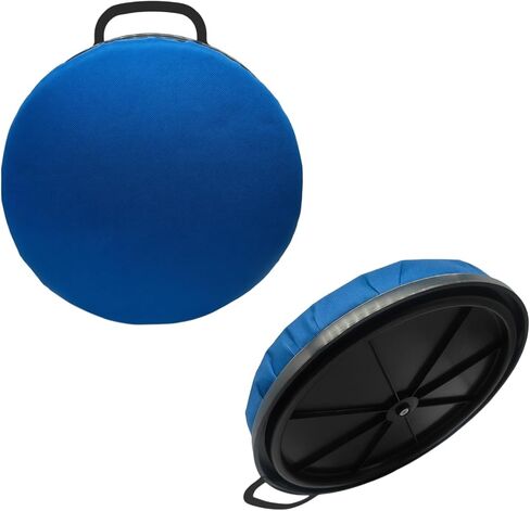 360-Degree Swivel Bucket Seat Lid 5 Gallon Bucket Seat Cushion, Black Foam Padded Buskets Seats Lid for Fishing Hunting in Saudi Arabia