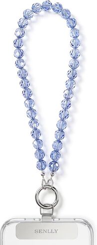Crystal Phone Wrist Lanyard, Charm Strap with Tether Tab for Women | Universal for All Cell Phones, Radiant Jewelry-Grade Crystal, Stainless Steel Hardware, Tarnish-Free & Rust-Proof in Kuwait