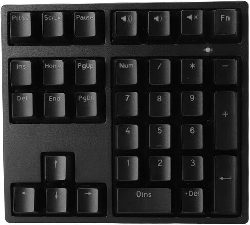 Cocoarm Mechanical Number Pad, Numeric Keypad USB Wired 34 Keys Blue Switch RGB Backlit with Type C Detachable Cable for Laptop Desktop PC OS (Black) in Saudi Arabia