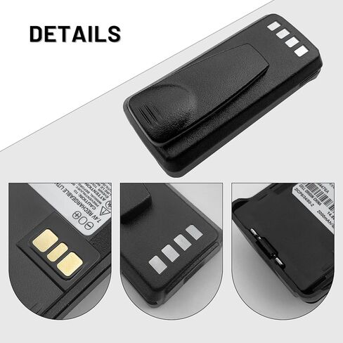 10-PACK PMNN4476A Battery for Motorola CP100D CP185 CP1200 CP1300 CP1600 in Kuwait