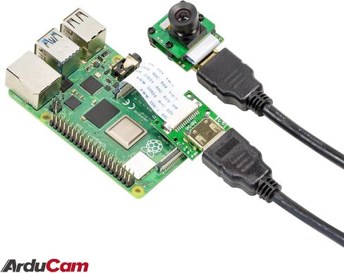 وحدة تمديد كابل Arducam CSI إلى HDMI مع كابل FPC 15 سنًا 60 مم لكاميرا Raspberry Pi V3/V1/V2/HQ (عبوة من قطعتين، مجموعة واحدة) in Kuwait