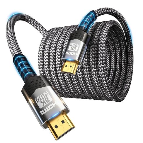 Soonsoonic 4K HDMI Cables 3Ft | 18Gbps Ultra High Speed HDMI 2.0 Cable & 4K@60Hz HDR ARC HDCP2.2 Ethernet-Braided HDMI Cord | for UHD TV Monitor Laptop Xbox PS4/PS5 ect (0.9m) in Kuwait