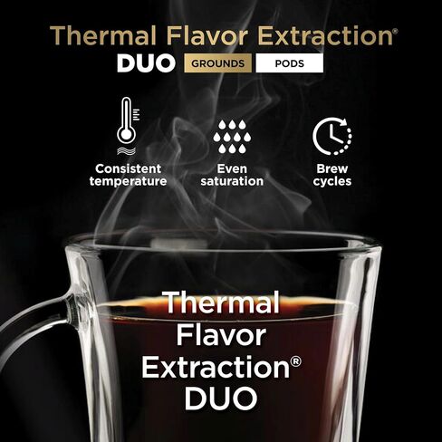 Ninja Drip Coffee Maker, DualBrew Pro Hot & Iced, Black, CFP101 | Single Serve to Carafe, Brew with Pods & Grounds, Compatible with K Cups, 3 Brew Styles, 60oz Removable Reservoir in Kuwait