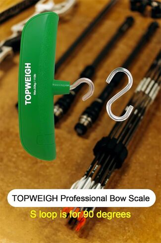 Bow Scale with Arrow Puller and Storage Case, 110 lbs / 50kg | Poundage Scale with Peak and Hold Function, Handheld Bow Scale in Saudi Arabia