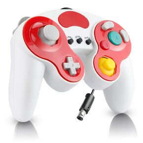 YSDZSW Upgraded Wired Controller for Wii/GameCube TURBO Game Controller Compatible with GC/Wii Games (Black-Purple) in Saudi Arabia