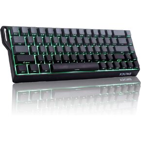 60% Wireless Mechanical Keyboard, Hot Swappable Tri-Mode 2.4GHz/Bluetooth/USB-C, RGB Backlit Gaming Keyboard with PBT Keycaps, Compatible with Windows, Mac & Android in Kuwait