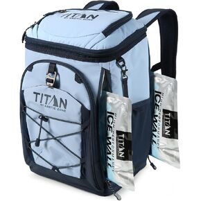 Titan Deep Freeze Ice Wall Backpack Cooler 30 Can Cooler Bag with Ice Packs in Saudi Arabia