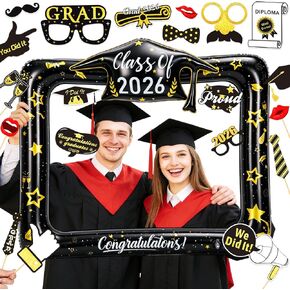 Back to School Decorations, 31PCS Back to School Photo Props with Inflatable School Bus, Back to School Photo Booth Props, School Bus Photo Prop for First Day of School Party Decorations in Saudi Arabia