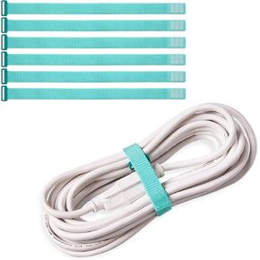 Wrap-It Storage Cinch Straps - 5" (8-Pack) Coral | Appliance Cord Organizer and Cable Ties for Chargers and Home Office Accessories in Saudi Arabia