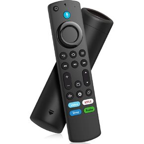 جهاز تحكم عن بعد صوتي بديل لجميع سلاسل Fire-Series، مكعب التلفزيون (الجيل الأول/الثاني/الثالث)، مناسب لجميع أجهزة Stick 4K/4K Max، Stick (الجيل الثاني/الثالث)/Lite/HD، لأجهزة تلفزيون Insignia-Pioneer in Kuwait