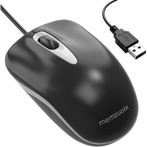memzuoix ماوس سلكي، ماوس كمبيوتر بصري 1200 نقطة في البوصة، ماوس مريح يمكن استخدامه بكلتا اليدين للكمبيوتر المحمول والكمبيوتر المكتبي، التوصيل والتشغيل - وردي ناعم in Kuwait
