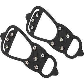 Generic غطاء مسامير أحذية Ice Crampons ذو تأثير جيد مضاد للانزلاق للأنشطة الخارجية، M: زوج واحد in Kuwait