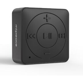 MIPEACE Bluetooth Adapter for Wired Headphones, 3.5mm Aux, Black | Receiver only, not transmitter, Bluetooth 5.3, built-in mic, USB-C charging, car stereo & speakers, 3.5mm cable not included in Saudi Arabia