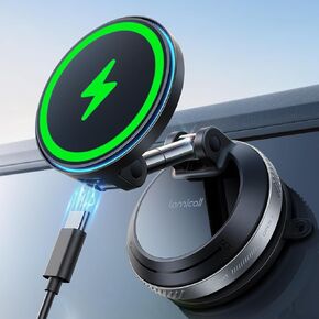 Lamicall 15W لشاحن حامل السيارة MagSafe، حامل هاتف السيارة اللاسلكي 360 درجة in Kuwait