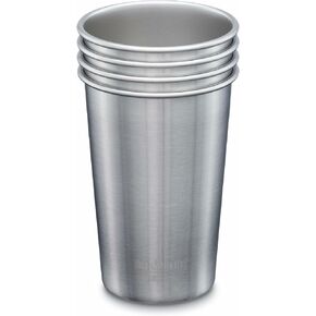 Klean Kanteen Single Wall Stainless Steel Cups, Pint Glasses 4 Pack in 16oz in Saudi Arabia