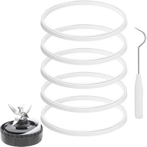 3 Pack Rubber Gaskets Replacement Seal Ring for Ninja Blender Blade, 3.22in | Food-Grade Materials, Excellent Sealing & Leak-Proof, Fits For BL660 BL663 BL770 BL780 303KKU QB3000 QB3001SS QB3004 QB3005 in Saudi Arabia