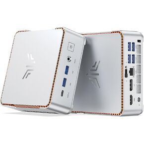 كمبيوتر كامري هايبر H2 صغير الحجم، كور i5-14500HX، ذاكرة وصول عشوائي سعتها 16 جيجابايت، محرك أقراص SSD سعة 512 جيجابايت | 14C/20T، ما يصل إلى 4.9 جيجا هرتز، PCIe 4.0 SSD، شاشة ثلاثية 4K، HDMI، DP، USB-C، Ethernet، المكتب والأعمال in Kuwait