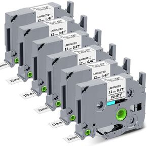 TZe-231 12mm 0.47 Laminated White for Brother P-Touch Label Tape Tz Tape in Saudi Arabia
