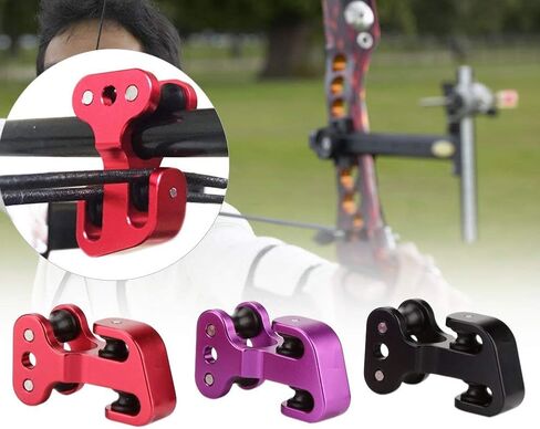 Archery Cable Slide, Compound Bow Cable Slide Bow String Separator Protector Aluminium Alloy Archery Compound Bow String Splitter Roller Glide in Saudi Arabia
